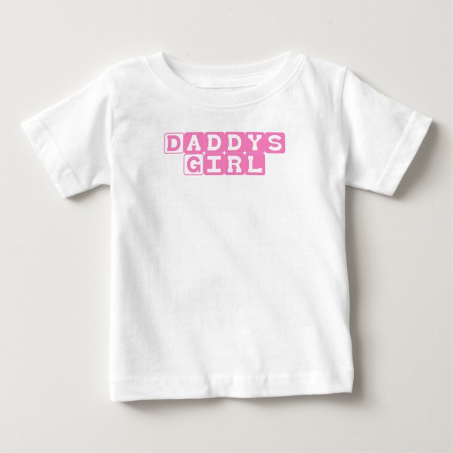 Daddys Girl Baby T-shirt (Vorderseite)