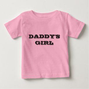 Daddy's Girl, Baby T - Shirt, Pink Baby T-shirt