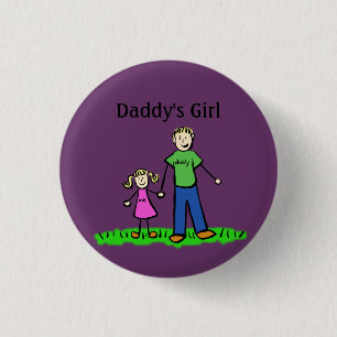 Daddy's Girl Buttons Custom Family Pendant Buttone