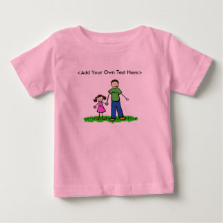 Daddy's Girl Custom T - Shirt (Brünette Familie)