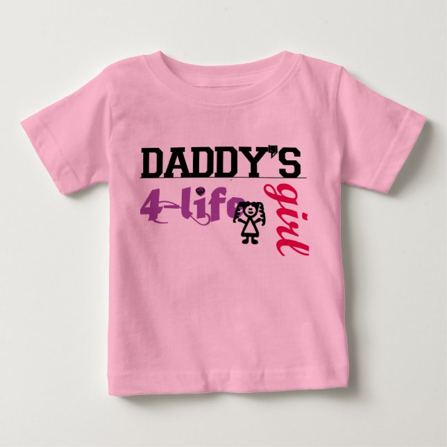 Daddys Girl für Leben Baby T-shirt (Vorderseite)