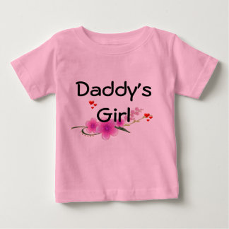 Daddy's Girl-Kleinkind mit langer Ärmel Baby T-shirt