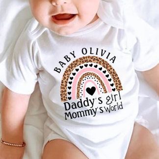 Daddy's Girl Mommy's World| Mami Baby Strampler