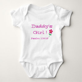 Daddy's Girl Psalm 139:19 Sammlung Baby Strampler