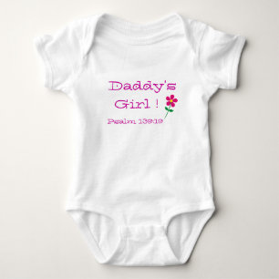 Daddy's Girl Psalm 139:19 Sammlung Baby Strampler