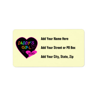 Daddy's Girl T Shirts, Tasse, Kissen, Stationär Adressaufkleber