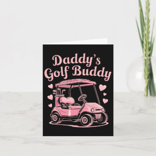 Daddy's Golf Buddy Kids Golfer Vater Women Girls F Karte
