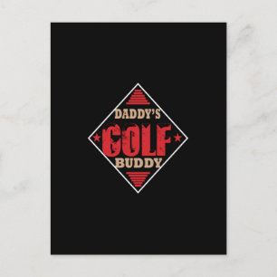 Daddy's Golffreund Postkarte