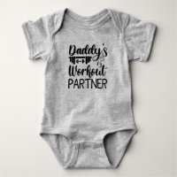 Daddy's Gym Baby Grow Funny Workout Geschenke
