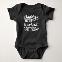 Daddy's Gym Baby Grow Funny Workout Geschenke