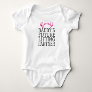 Daddy's Gym Baby Grow Funny Workout Geschenke Strampler
