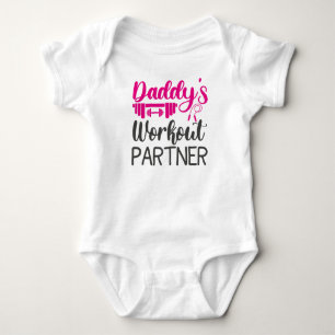 Daddy's Gym Baby Grow Funny Workout Geschenke Strampler
