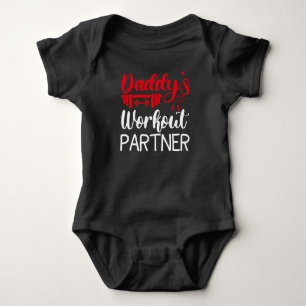 Daddy's Gym Baby Grow Funny Workout Geschenke Strampler