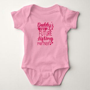 Daddy's Gym Baby Grow Funny Workout Geschenke Strampler