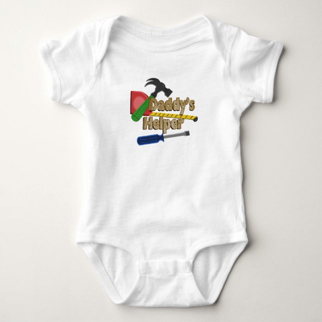 Daddy's Helper Baby Strampler (Vorderseite)