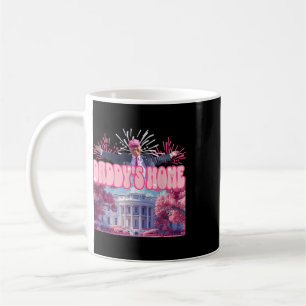 Daddy's Home Trump-Shirt Frohes 4. Juli Feuerwerk Kaffeetasse