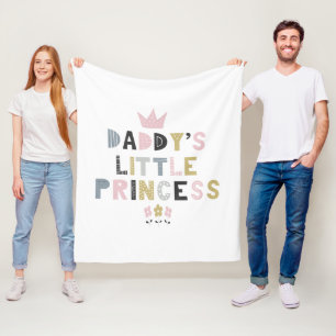 Daddys kleine Prinzessin Fleecedecke