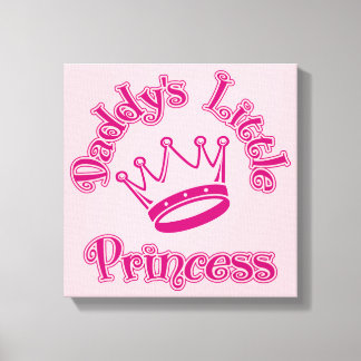 Daddys kleine Prinzessin Leinwanddruck