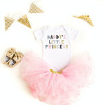 Daddys kleine Prinzessin mit Niedlicher Girl Color Baby Strampler<br><div class="desc">Daddys kleine Prinzessin Custom Niedlich Girl Colorful Baby Bodysuit</div>