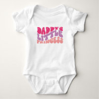Daddys kleine Prinzessin Retro Typografie