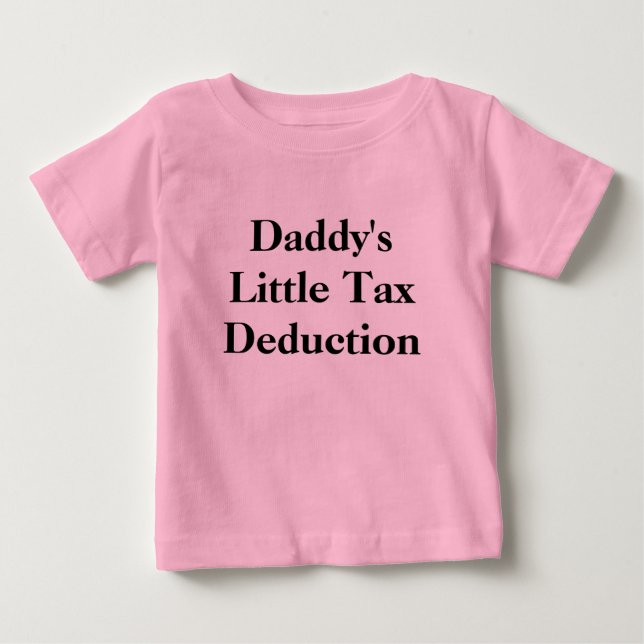Daddys kleine Steuersenkung Baby T-shirt (Vorderseite)