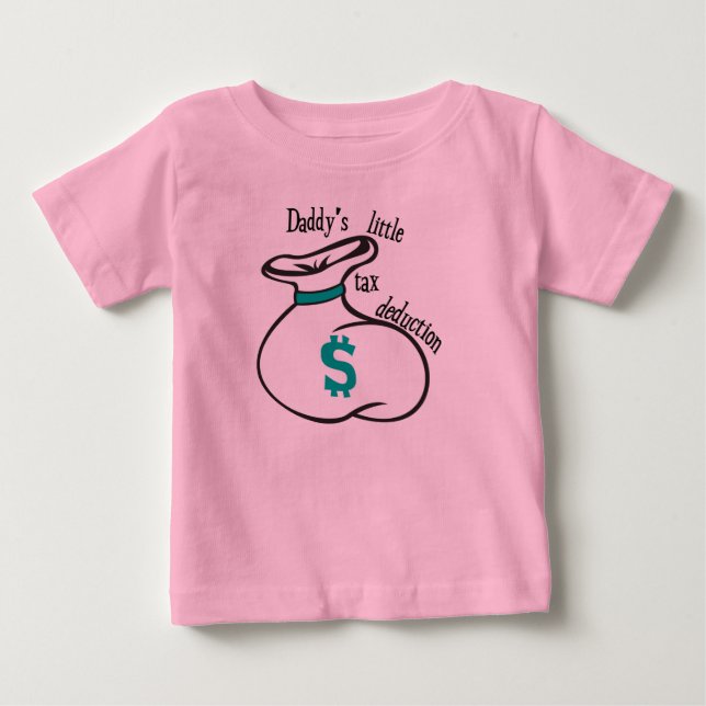 Daddys kleine Steuersenkung Baby T-shirt (Vorderseite)