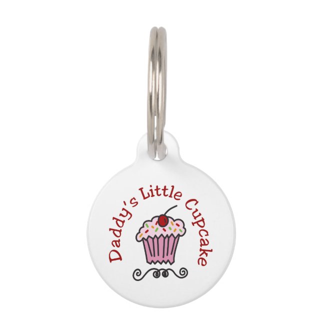 Daddys Kleiner Cupcake Haustiermarke (Vorderseite)