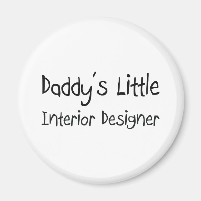 Daddys kleiner Designer Magnet (Vorne)