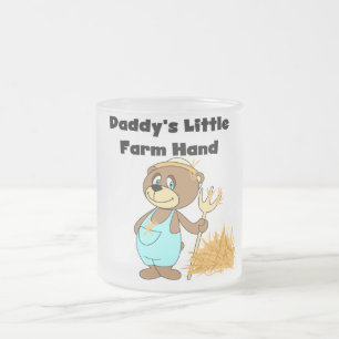 Daddys kleiner Farmhelfer T-Shirts und Geschenke Mattglastasse