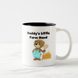 Daddys kleiner Farmhelfer T-Shirts und Geschenke Zweifarbige Tasse