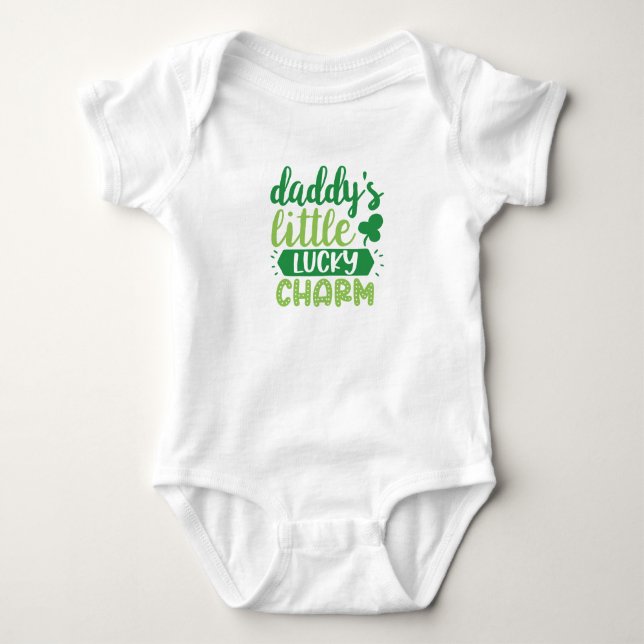 Daddys kleiner, glücklicher Baby-Baby-Bodysuit Baby Strampler (Vorderseite)