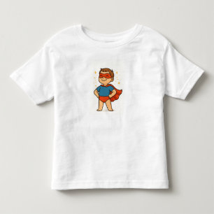 Daddys kleiner Held - Super Kid Cartoon Design Kleinkind T-shirt