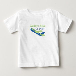 Daddys kleiner Kopilot Baby T-shirt