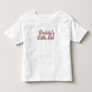 Daddys kleiner Mädchentext Kleinkind T-shirt