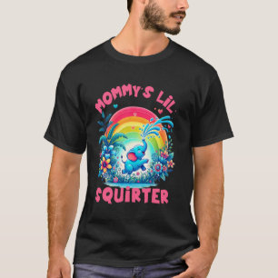 Daddys kleiner Spritzer Unangemessen Lustig Peinli T-Shirt
