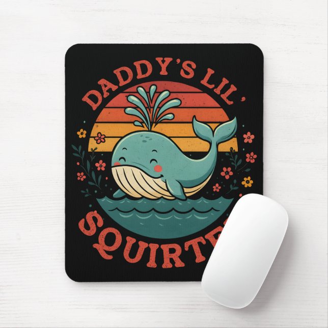 Daddys kleiner Wal Mousepad (Mit Mouse)