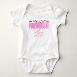 Daddys kleines Kraftwerk Pink Baby Strampler