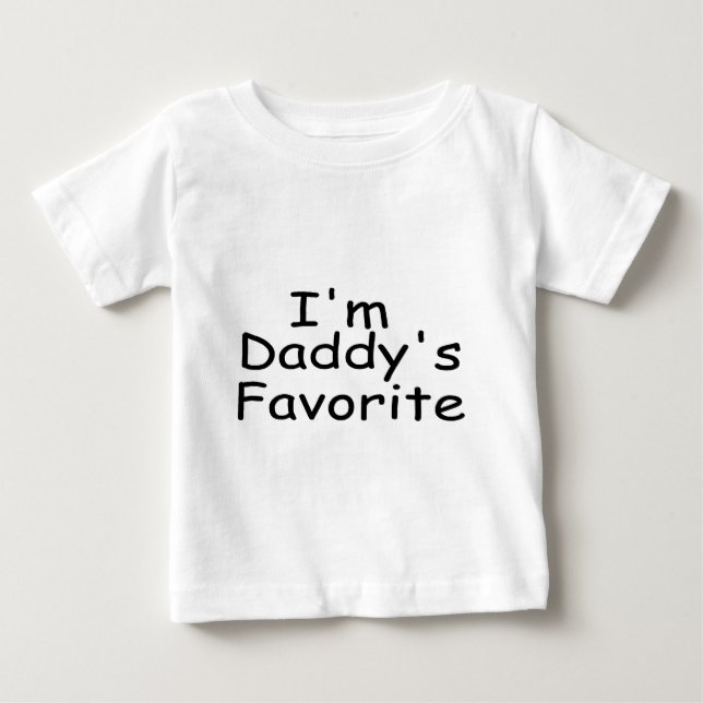 Daddys Liebling Baby T-shirt (Vorderseite)