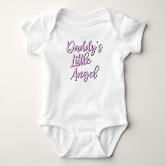 Daddy's Little Angel Bodysuit für Baby Strampler