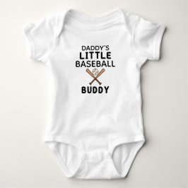 Daddy's Little Baseball Buddy | Niedlich Baseball Baby Strampler
