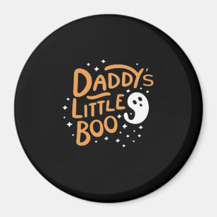 Daddy's Little Boo, Happy Halloween Magnet