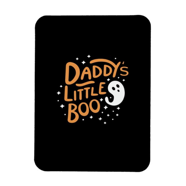 Daddy's Little Boo, Happy Halloween Magnet (Vertikal)