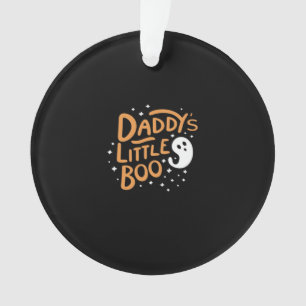 Daddy's Little Boo, Happy Halloween Ornament