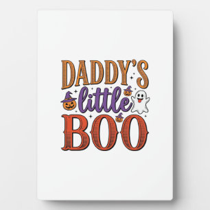 Daddys Little Boo Vintage Halloween Fotoplatte