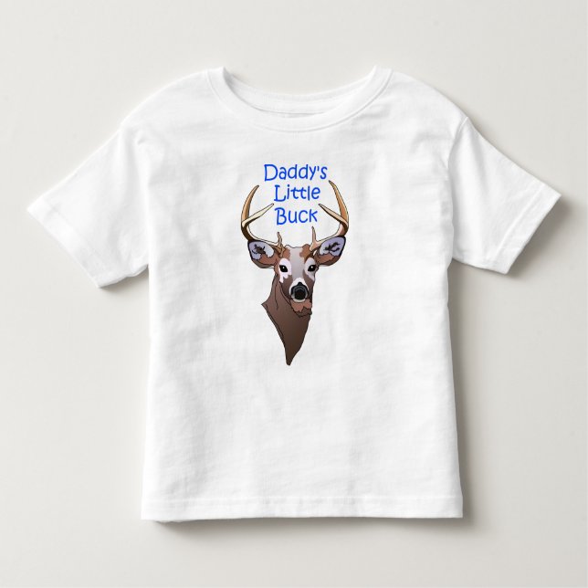 Daddy's Little Buck Kleinkind T-shirt (Vorderseite)