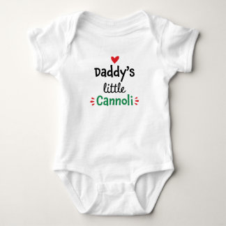 Daddy's Little Cannoli Baby Strampler