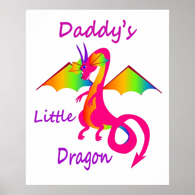 Daddy's Little Dragon Poster (Vorne)