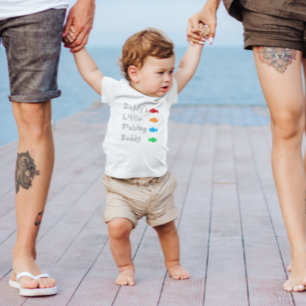 Daddy's Little Fishing Buddy Baby T-shirt