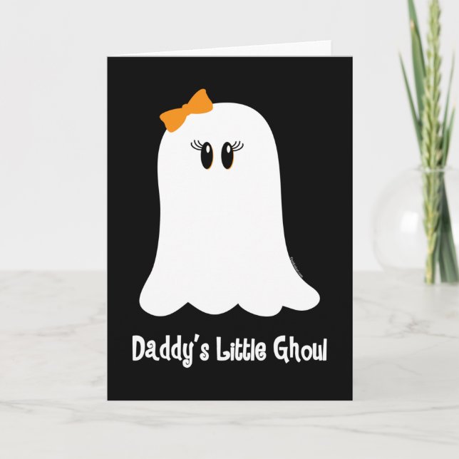 Daddy's Little Ghoul Karte (Vorderseite)