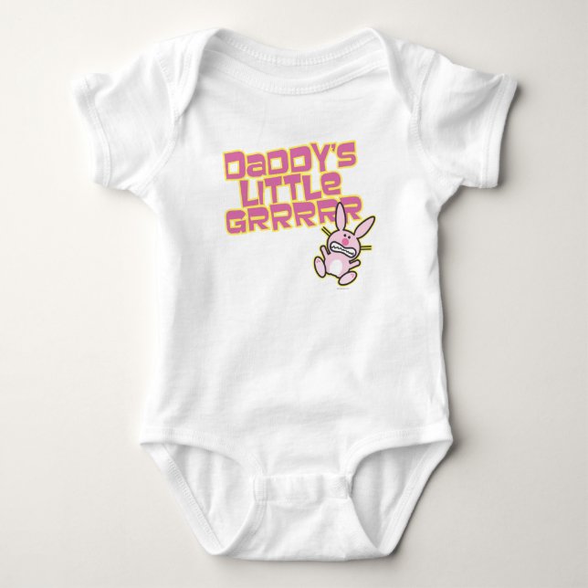 Daddy's Little Girl Baby Strampler (Vorderseite)